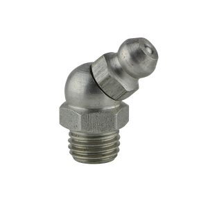 Groz 45 degree angle stainless steel grease nipples
