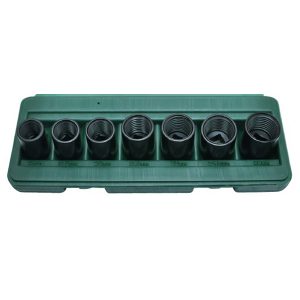 Hans RA46497 7pc 1/2'' Drive Lock-Nut Remover Socket Set