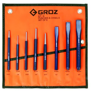 Groz RAKIT8ST 8pc Punch & Chisel Set