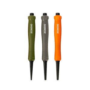 Groz ZNLPG3BST 3 Piece Cushioned Grip Nail Punch Set