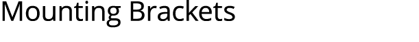 Mounting Brackets