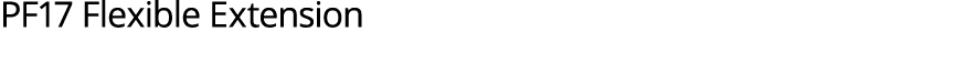 PF17 Flexible Extension
