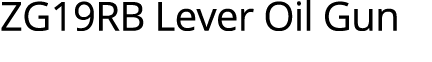 ZG19RB Lever Oil Gun