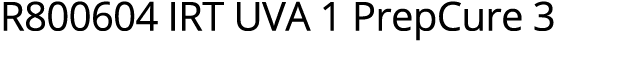 R800604 IRT UVA 1 PrepCure 3