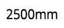 2500mm