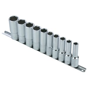 Hans RA4610MD 10 PC 1/2" deep socket set 10 - 24mm